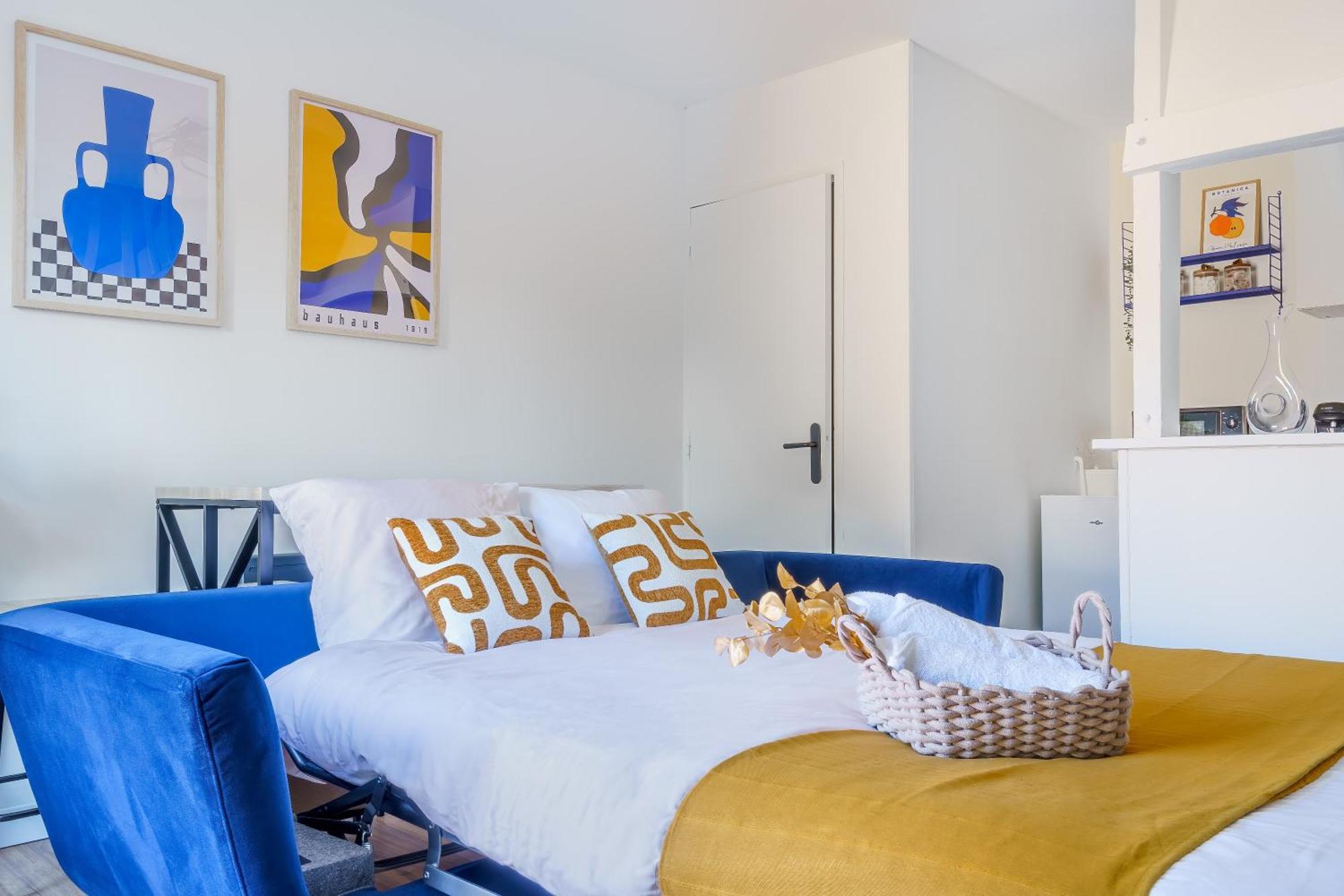 Maisonnette Bleu Horizon Avec Jardin - 2Min Gare - Serenito Homes Saint-Just-en-Chaussee ภายนอก รูปภาพ
